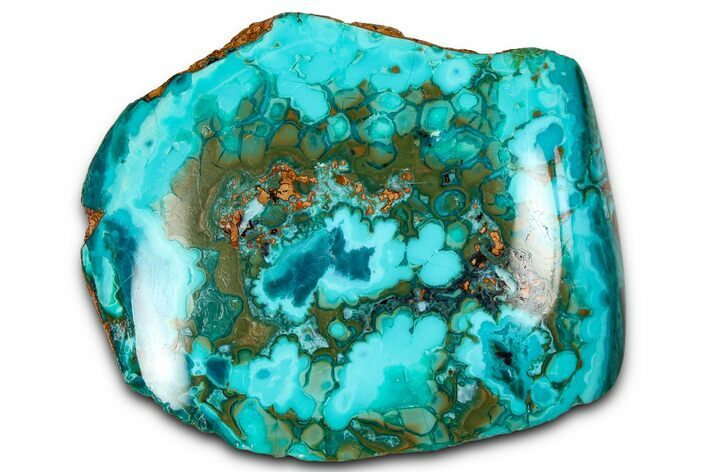Polished Atacama Blue Opal (Chrysocolla & Opal) - Chile #362251